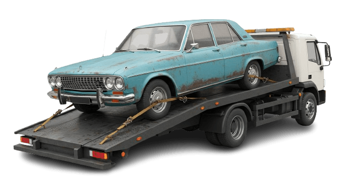 Towing Truck and Vehicle on it